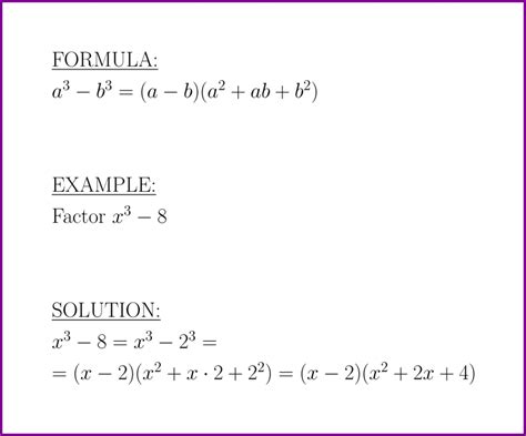 formula for a^3-b^3|(a .